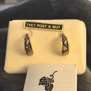 Landstrom Black Hills gold earrings